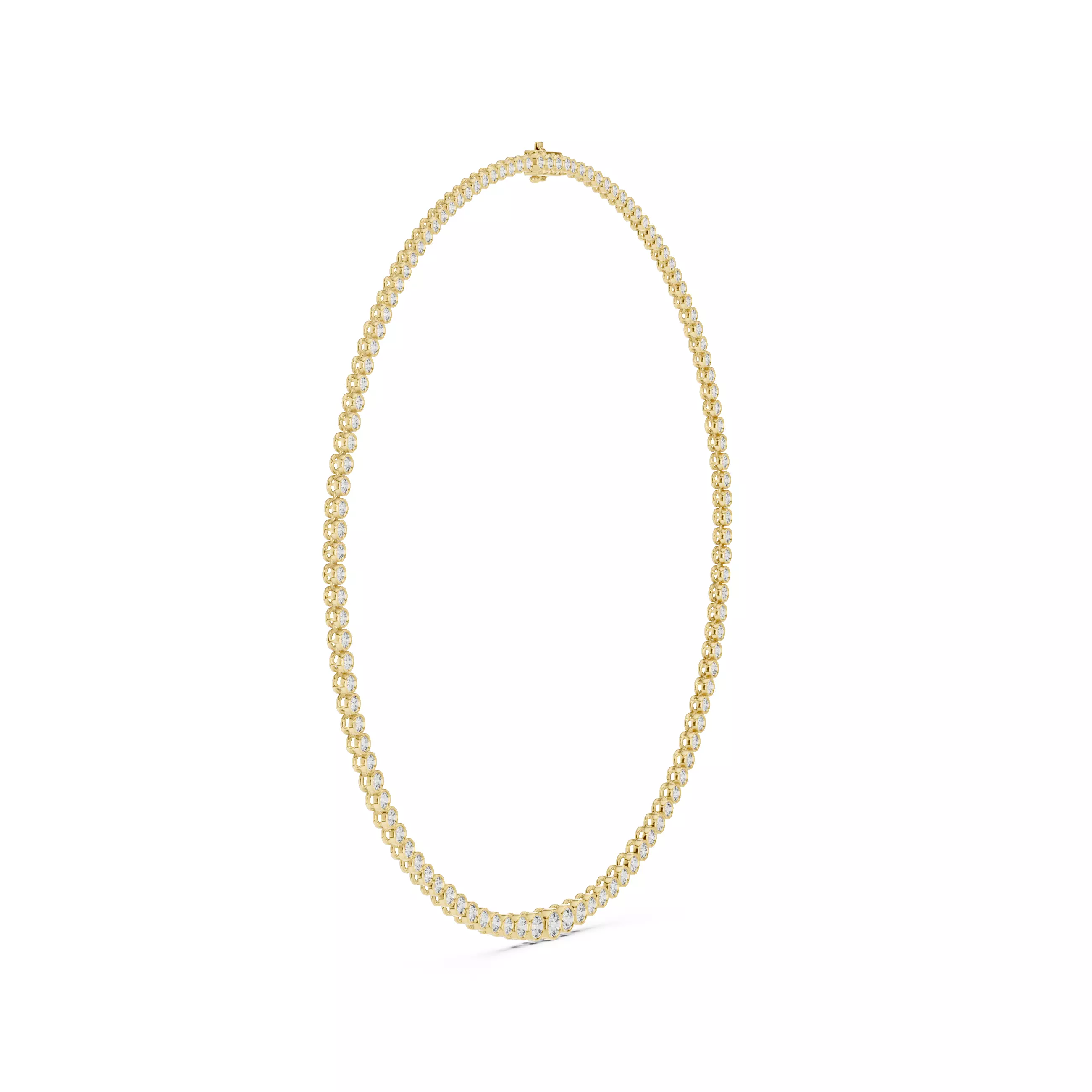 Diamond Necklace 3dm stl renders animation videos details 3D print model_10