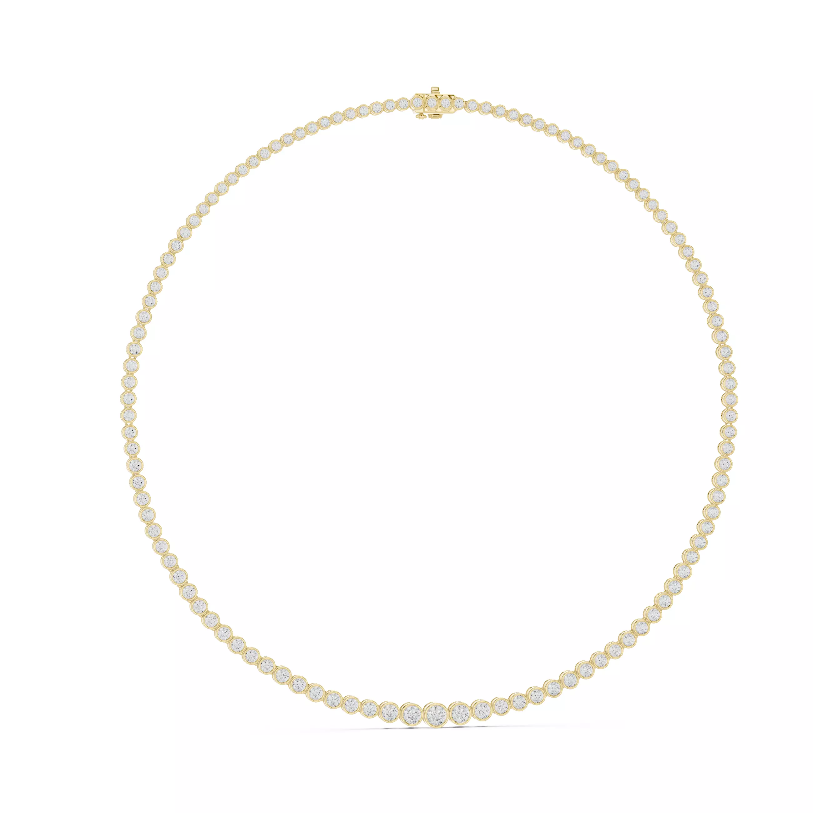 Diamond Necklace 3dm stl renders animation videos details 3D print model_8