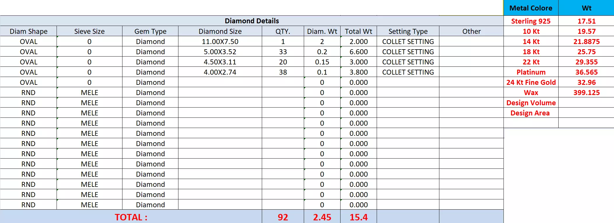 Diamond Necklace 3dm stl renders animation videos details  3D print model_13