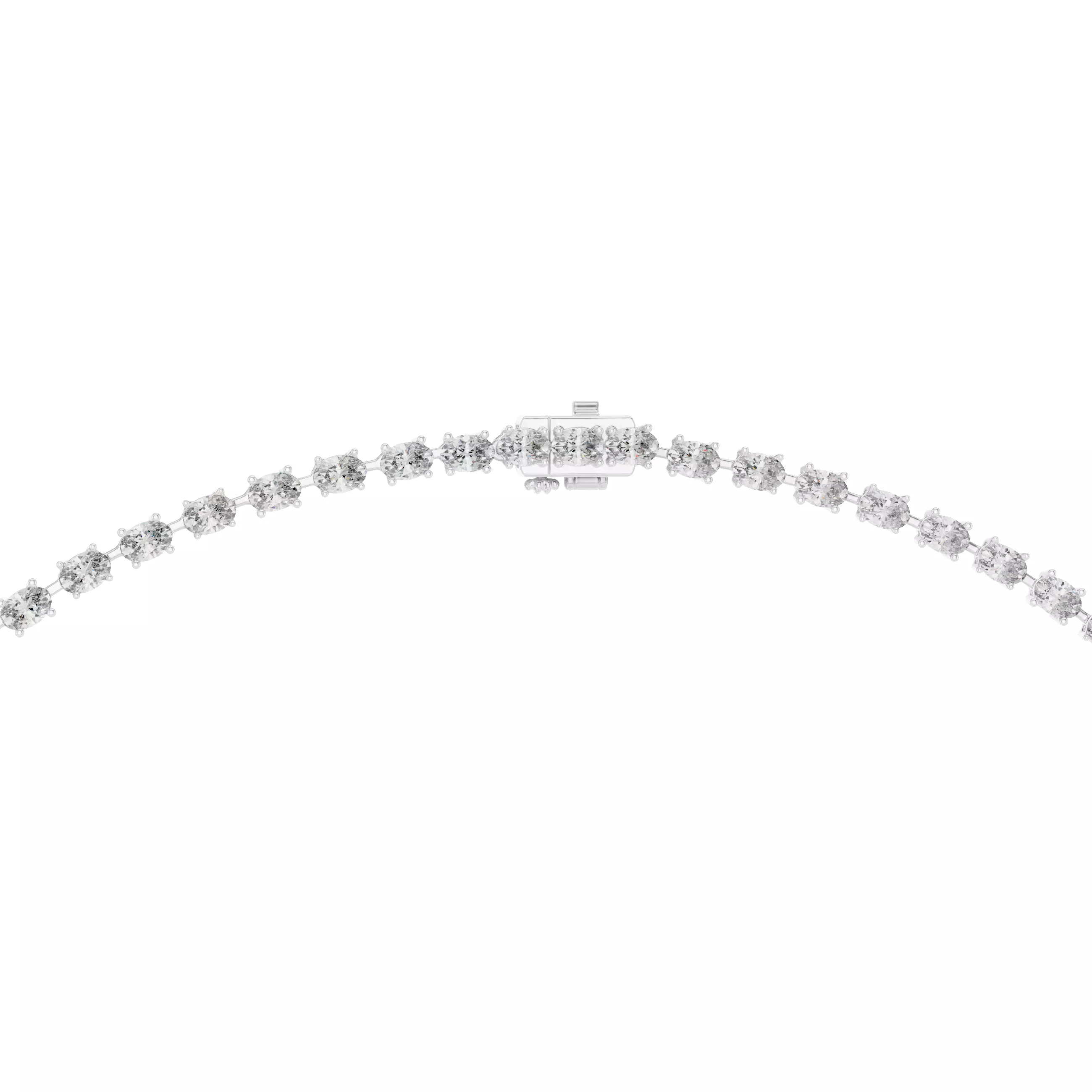 Diamond Necklace 3dm stl renders animation videos details  3D print model_7