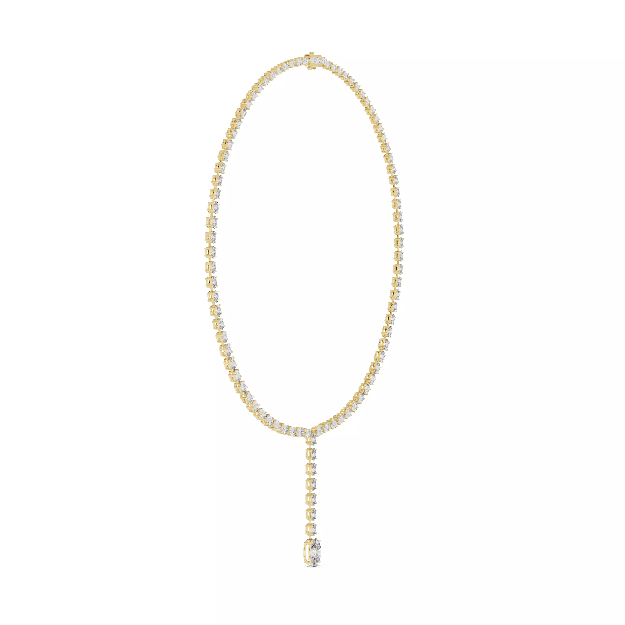 Diamond Necklace 3dm stl renders animation videos details  3D print model_10