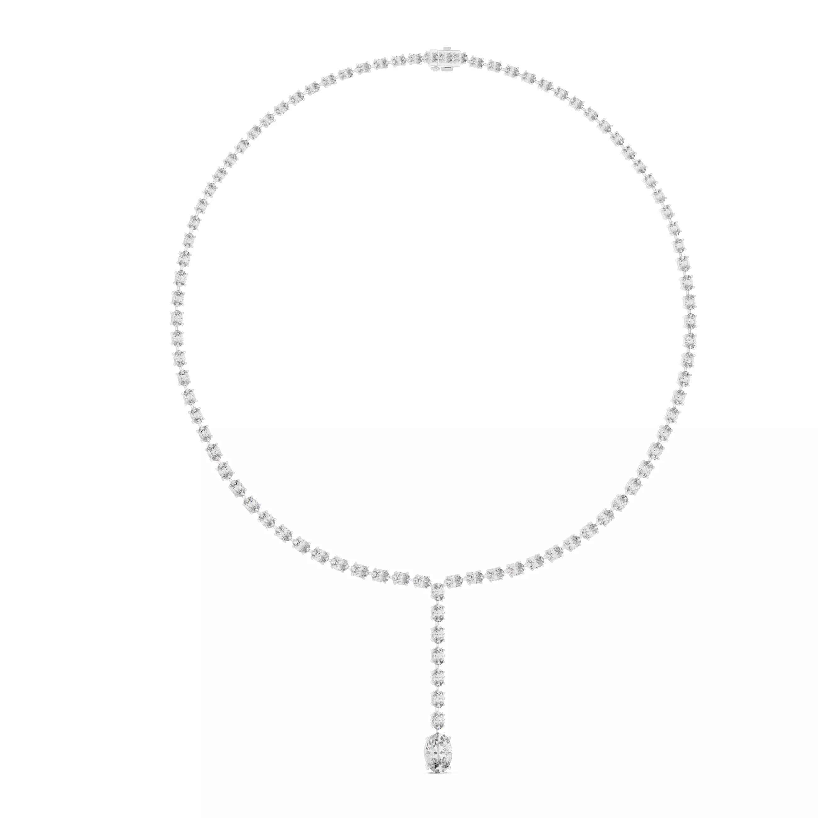 Diamond Necklace 3dm stl renders animation videos details  3D print model_4