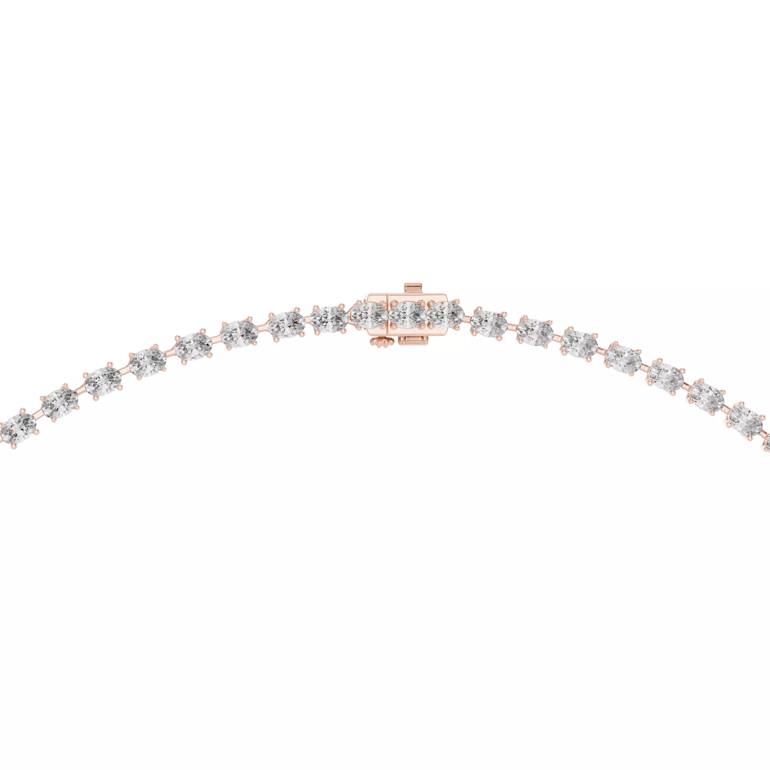 Diamond Necklace 3dm stl renders animation videos details  3D print model_3