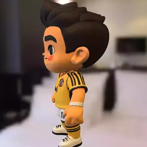 Cartoon Soccer Player 