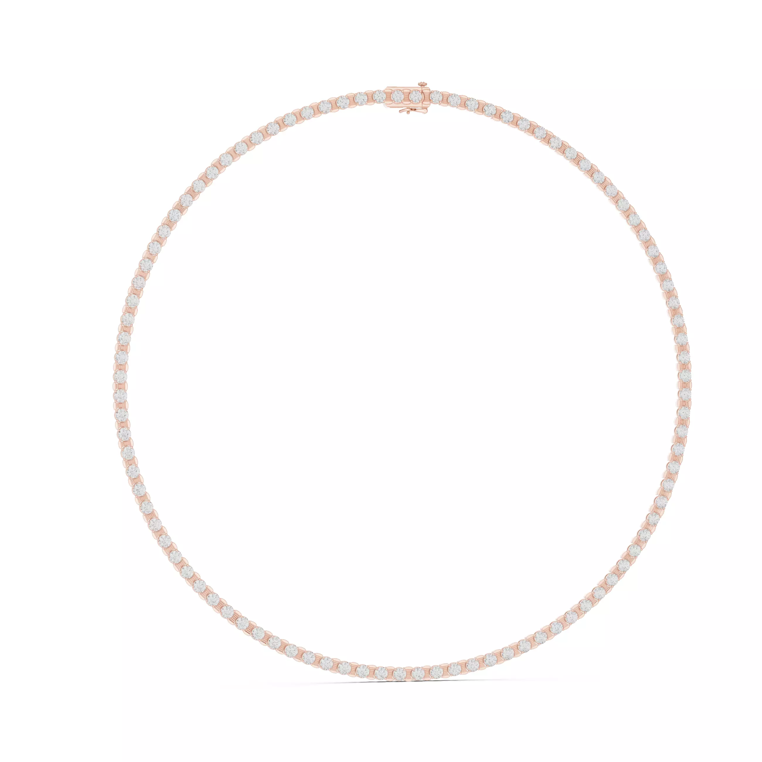 Diamond Necklace 3dm stl renders animation videos details  3D print model_0