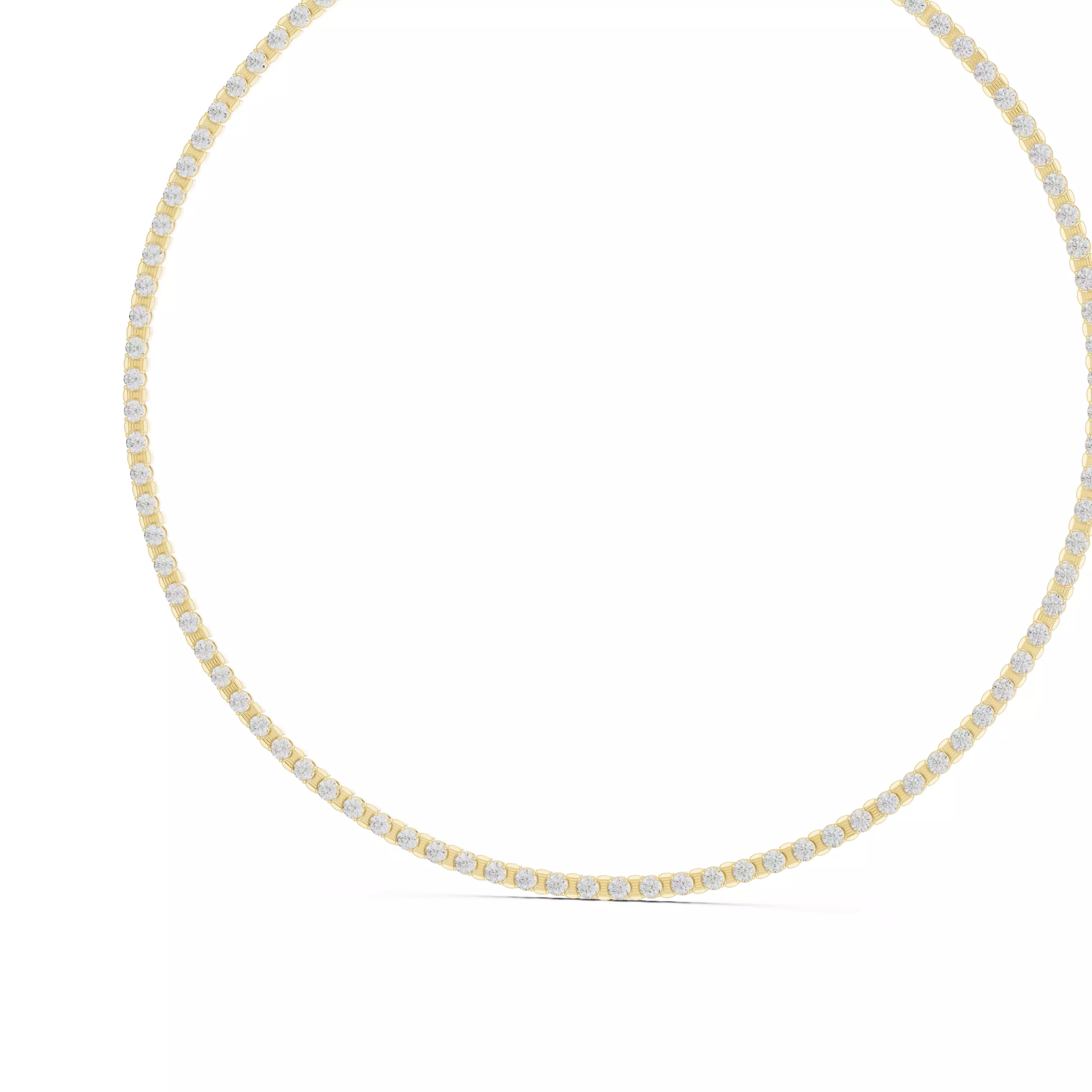 Diamond Necklace 3dm stl renders animation videos details  3D print model_9