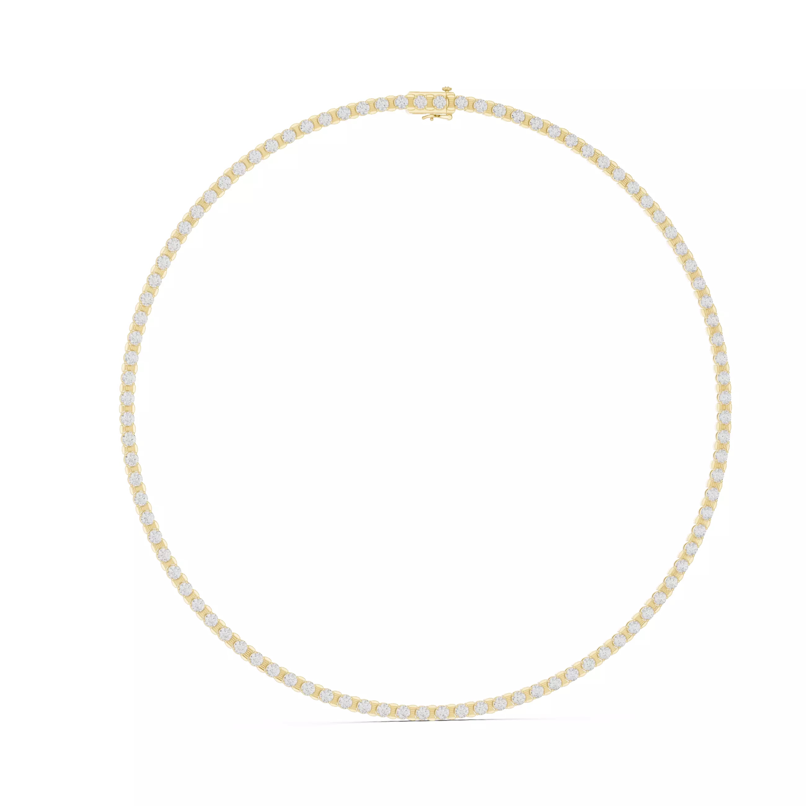 Diamond Necklace 3dm stl renders animation videos details  3D print model_8