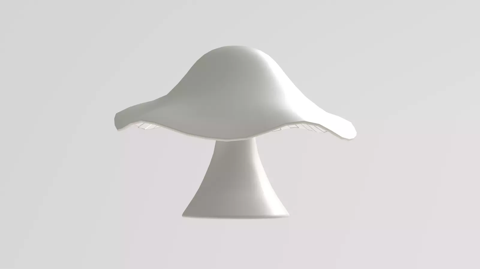 Stylized Low-Poly Mushroom Low-poly 3D model_24