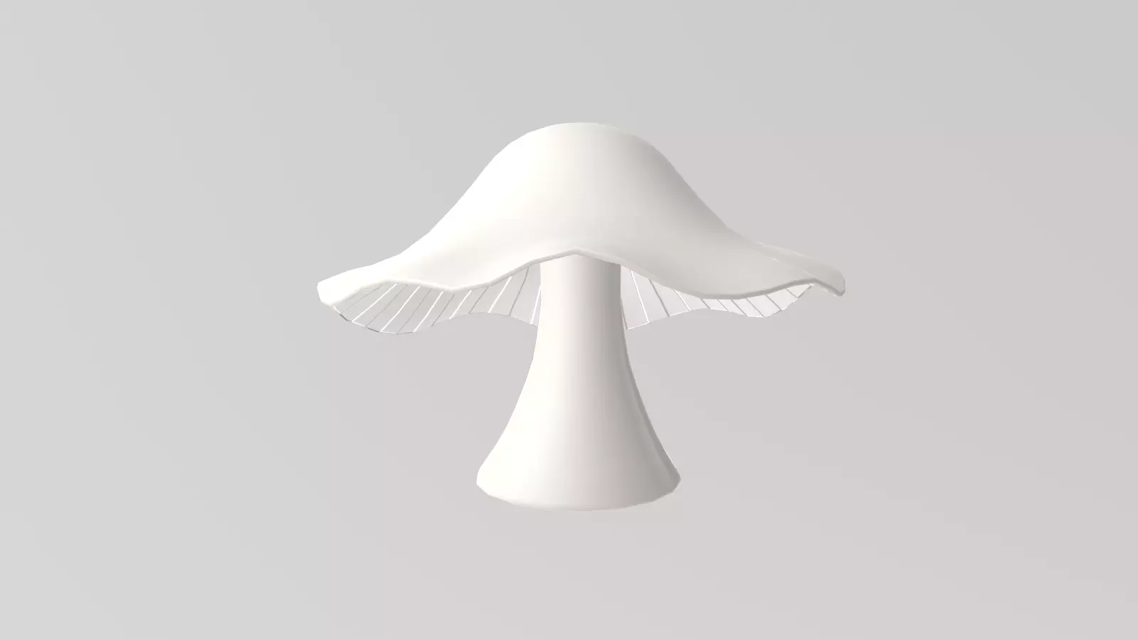 Stylized Low-Poly Mushroom Low-poly 3D model_22