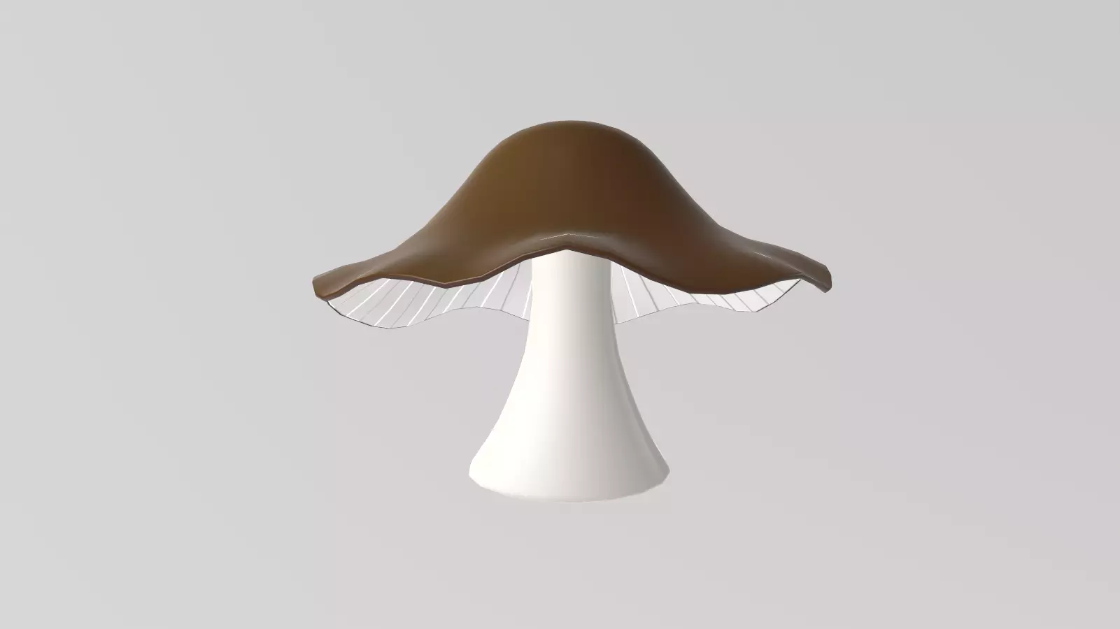 Stylized Low-Poly Mushroom Low-poly 3D model_16