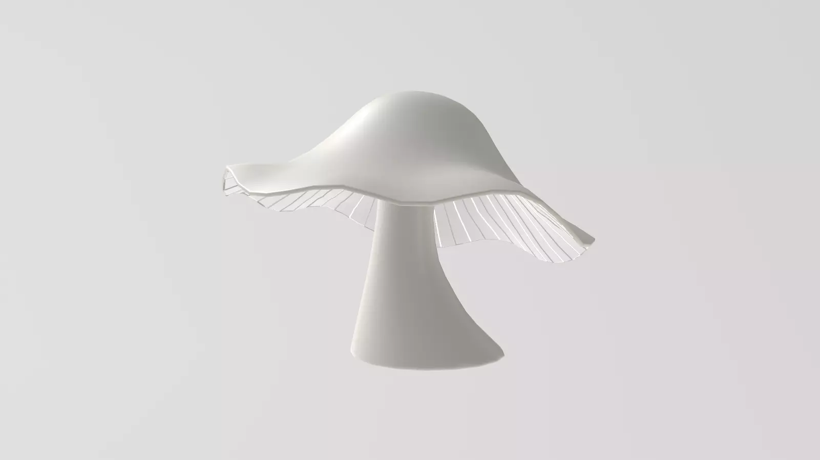 Stylized Low-Poly Mushroom Low-poly 3D model_23