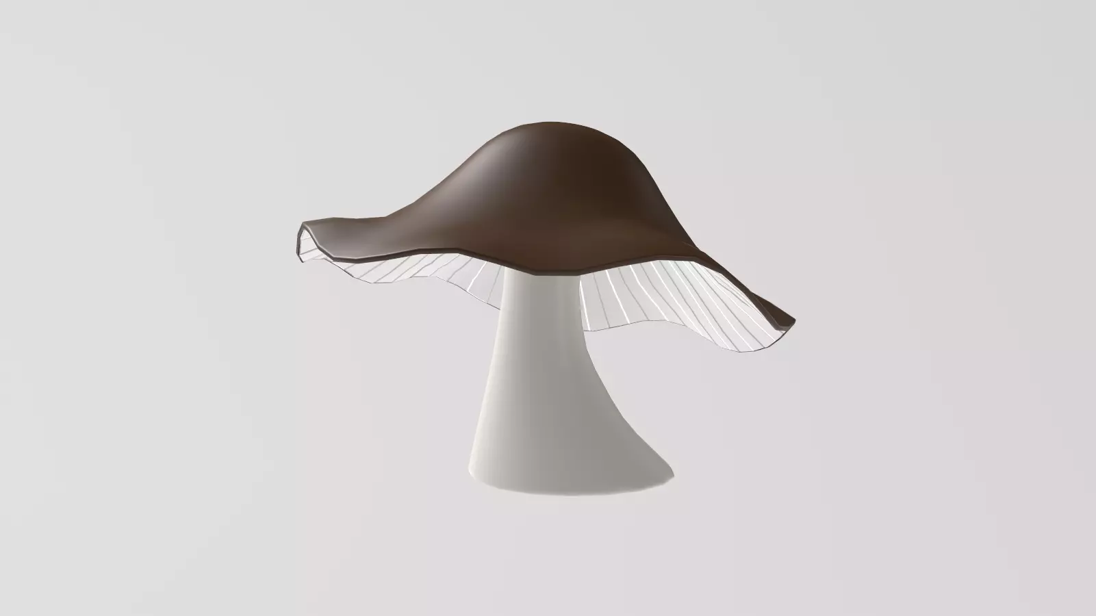 Stylized Low-Poly Mushroom Low-poly 3D model_17