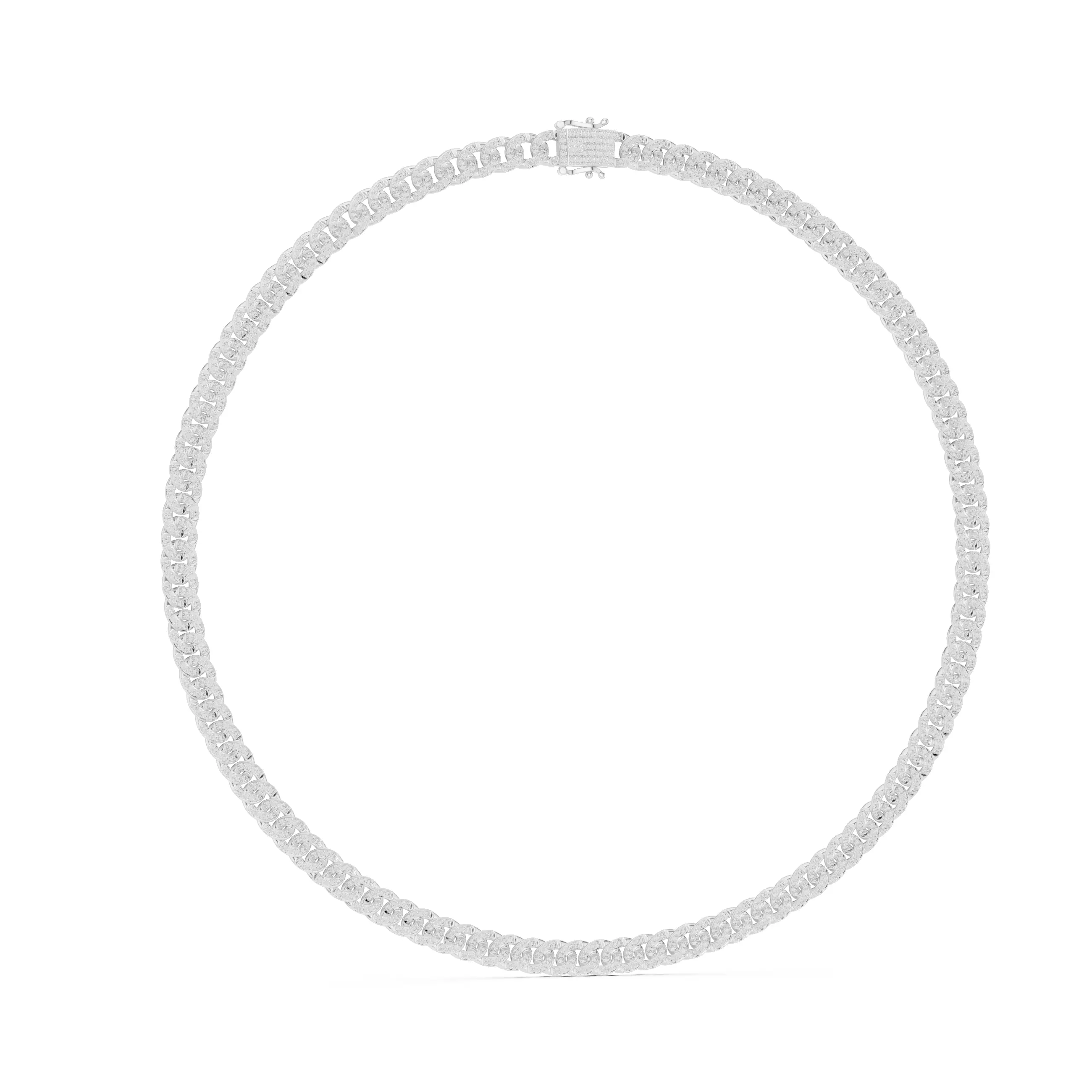 Diamond Necklace 3dm stl renders animation videos details 3D print model_4