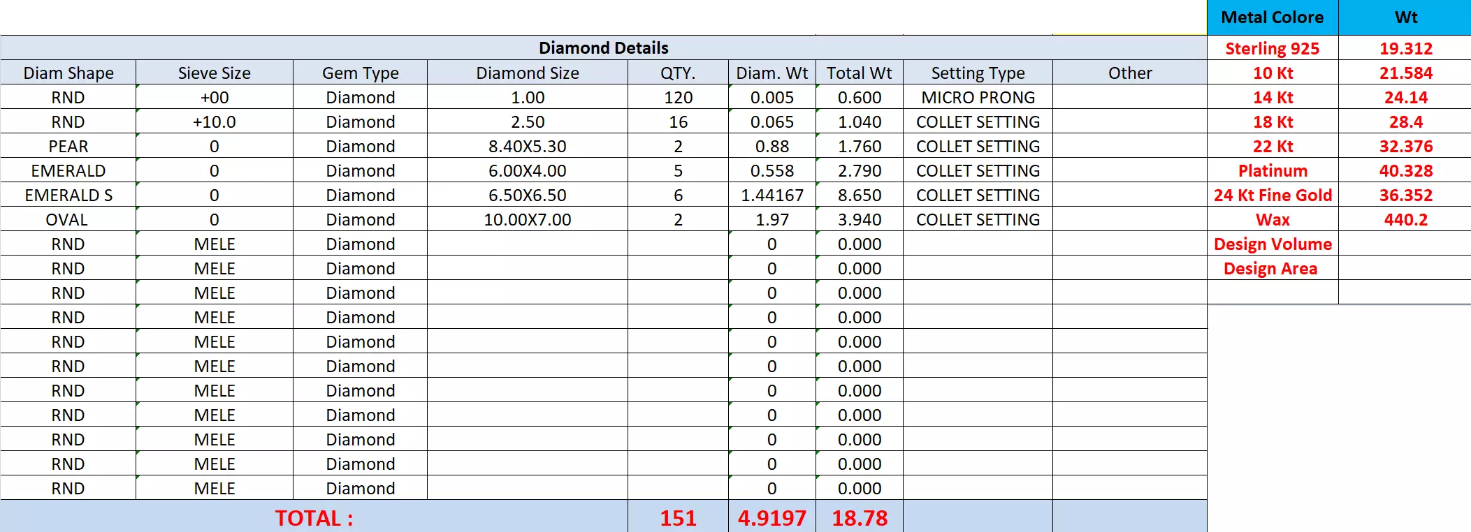 Diamond Necklace 3dm stl renders animation videos details  3D print model_13