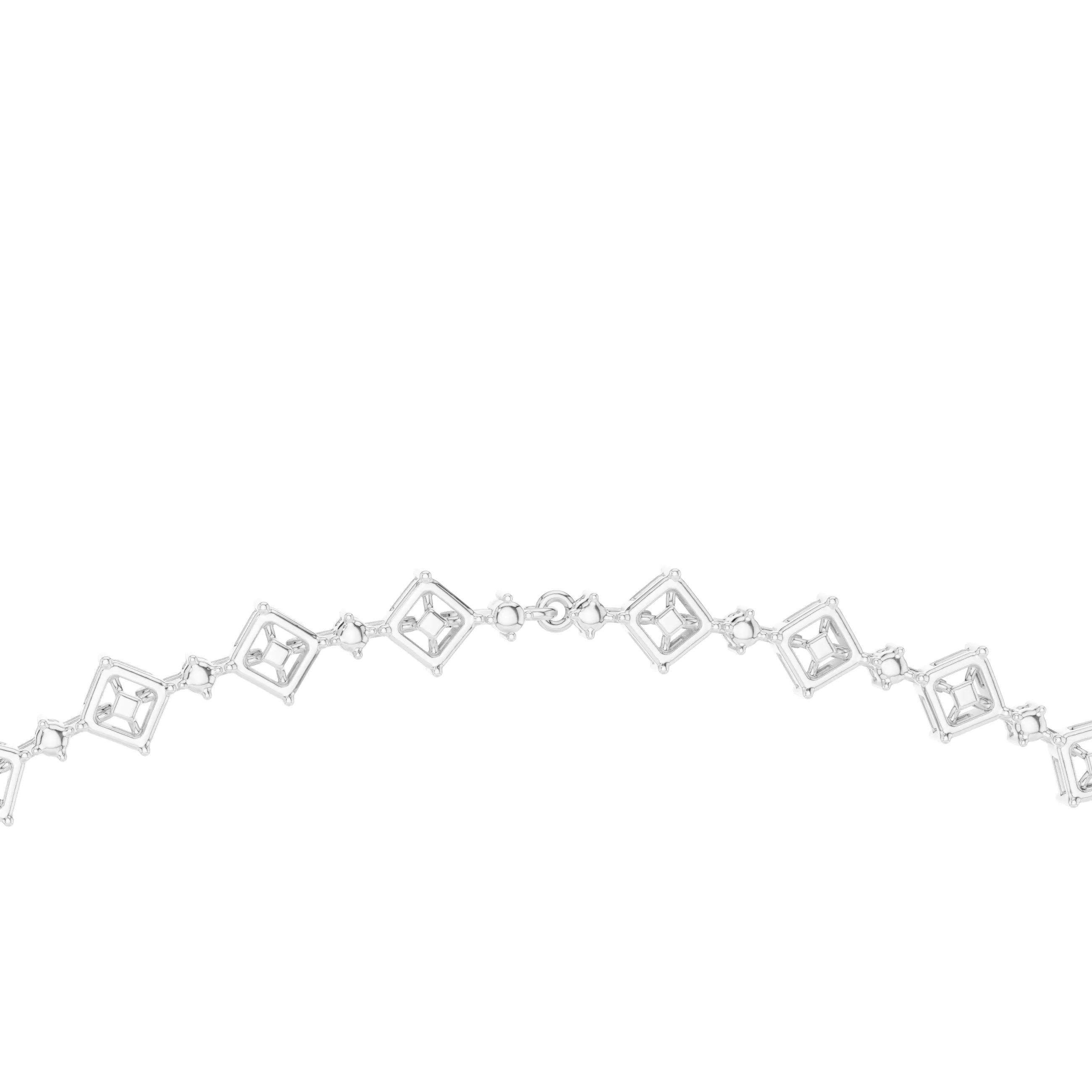 Diamond Necklace 3dm stl renders animation videos details  3D print model_7