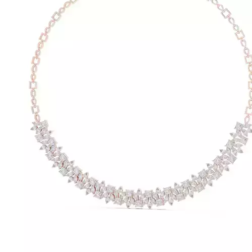 Diamond Necklace 3dm stl renders animation videos details 