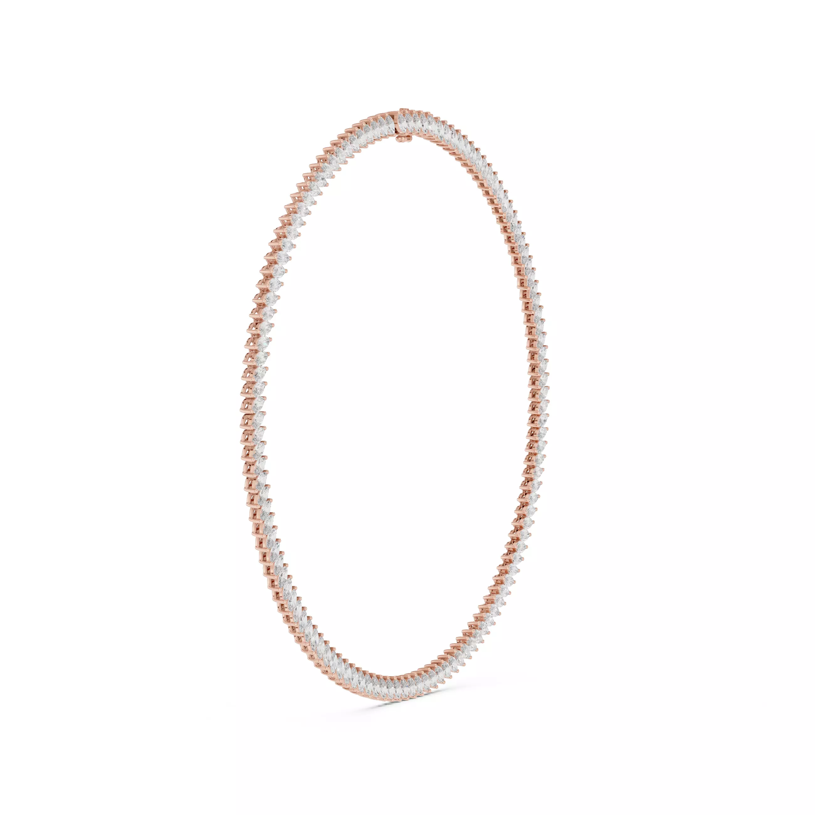 Diamond Necklace 3dm stl renders animation videos details 3D print model_2