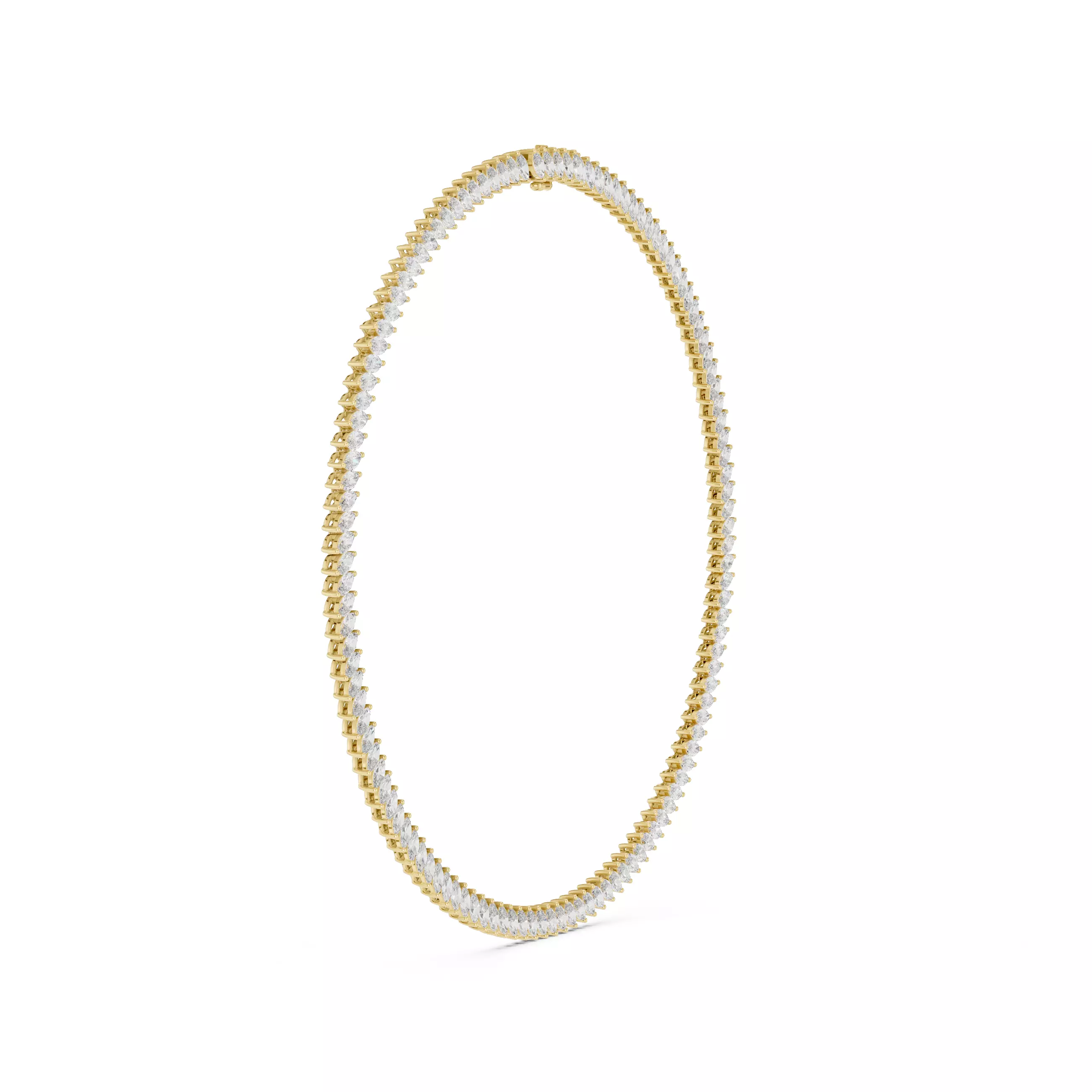 Diamond Necklace 3dm stl renders animation videos details 3D print model_10