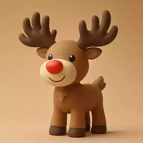 Cartoon reindeer