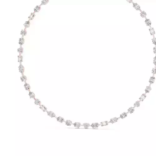 Diamond Necklace 3dm stl renders animation videos details 