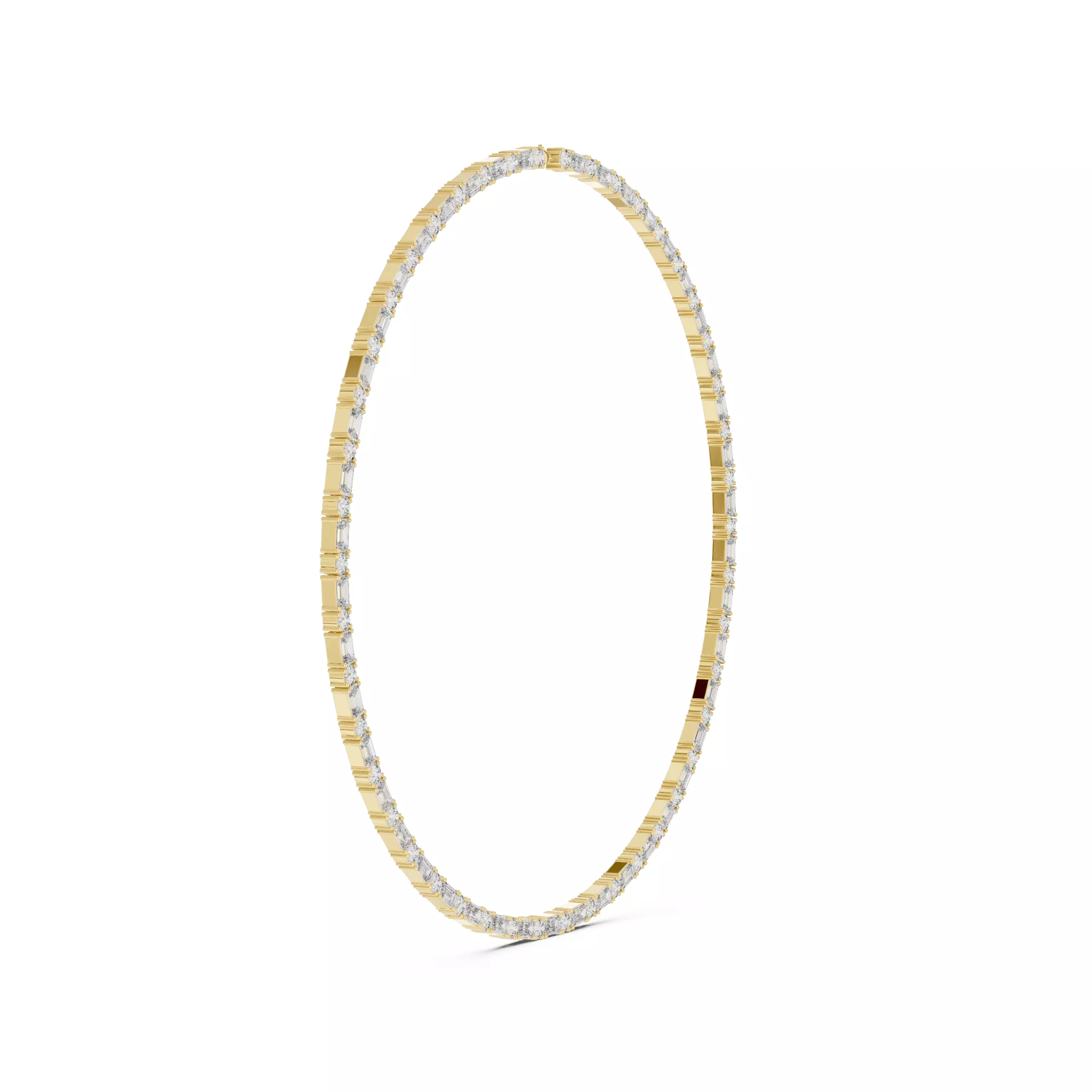 Diamond Necklace 3dm stl renders animation videos details  3D print model_10