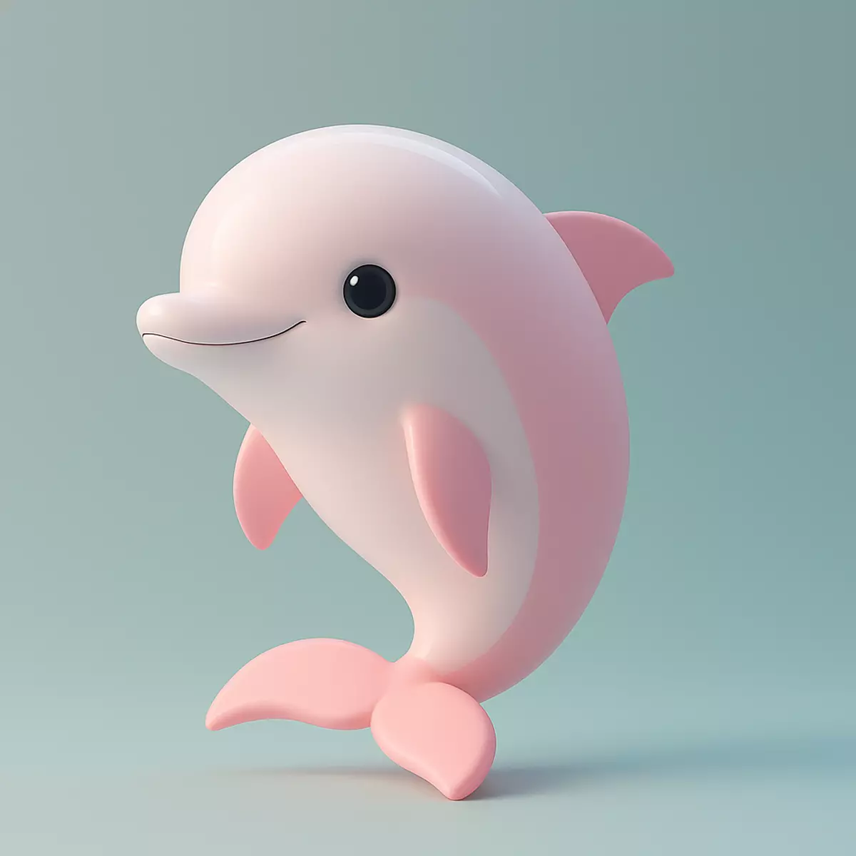 Cartoon Dolphin 3d print 3D print model_0