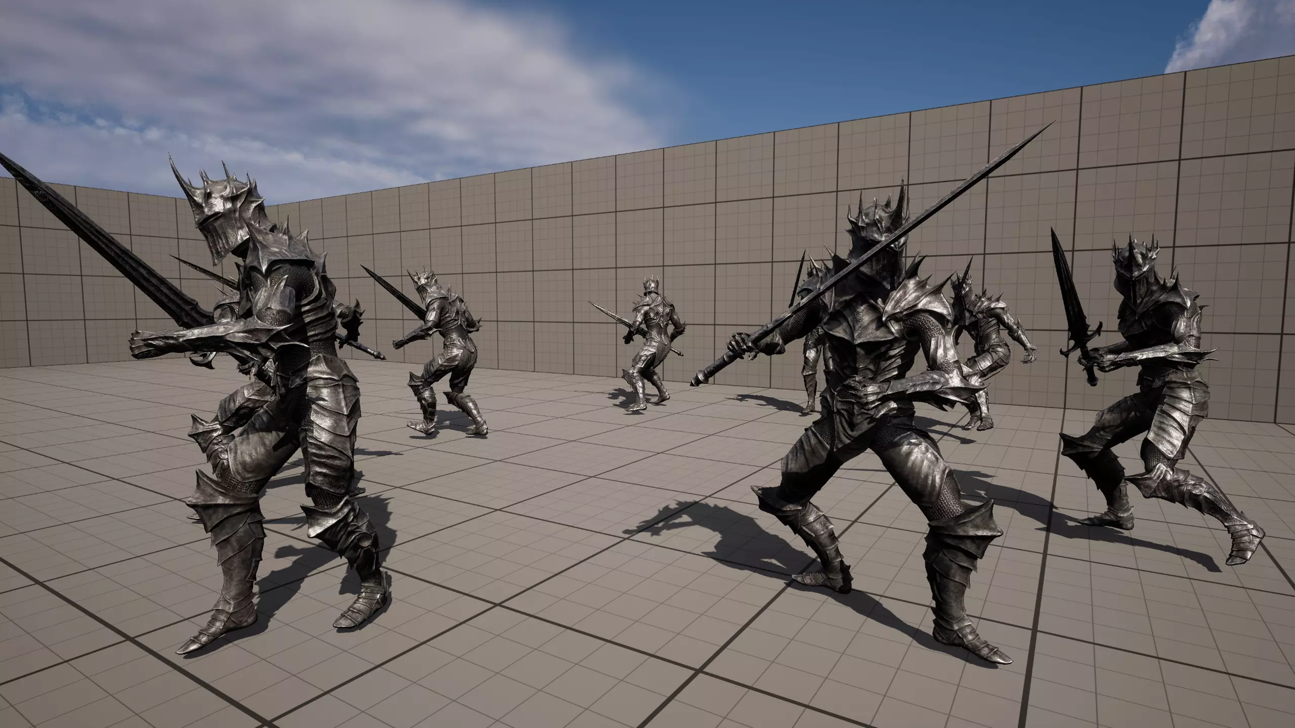 Dark Lord Armor Game Ready Low-poly 3D model_14