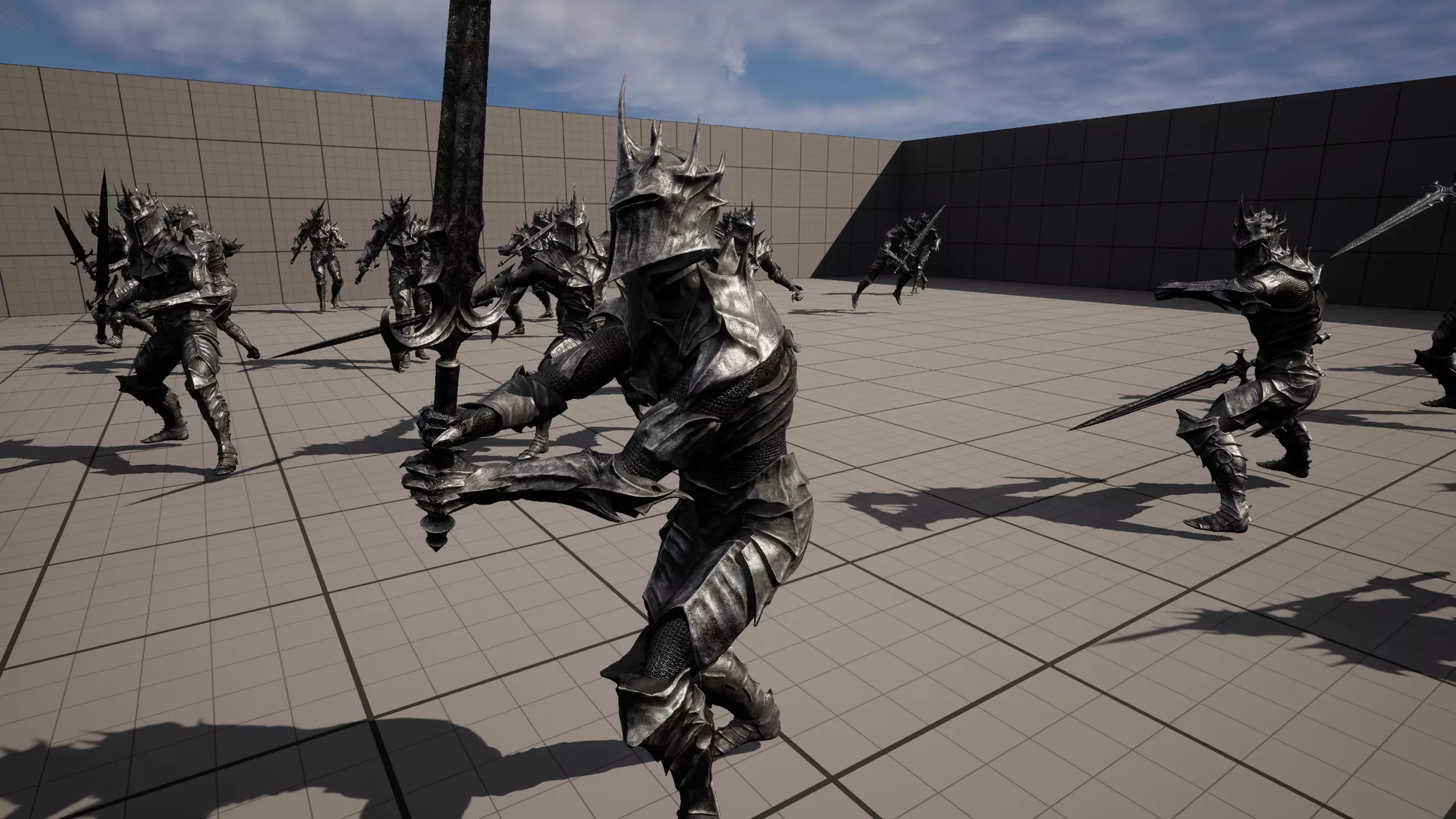 Dark Lord Armor Game Ready Low-poly 3D model_17
