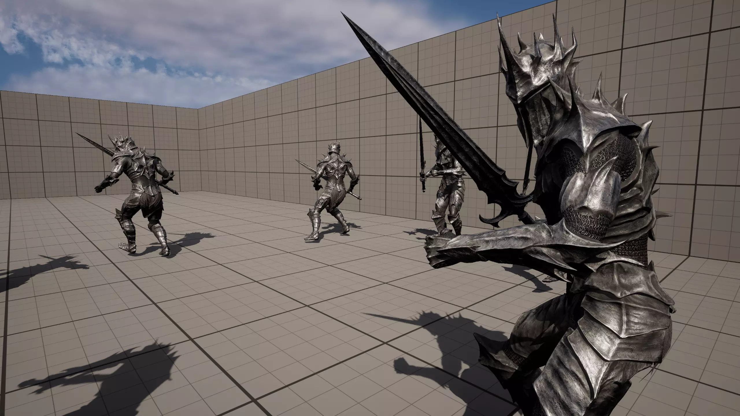 Dark Lord Armor Game Ready Low-poly 3D model_18