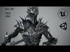 Dark Lord Armor Game Ready Low-poly 3D model_1