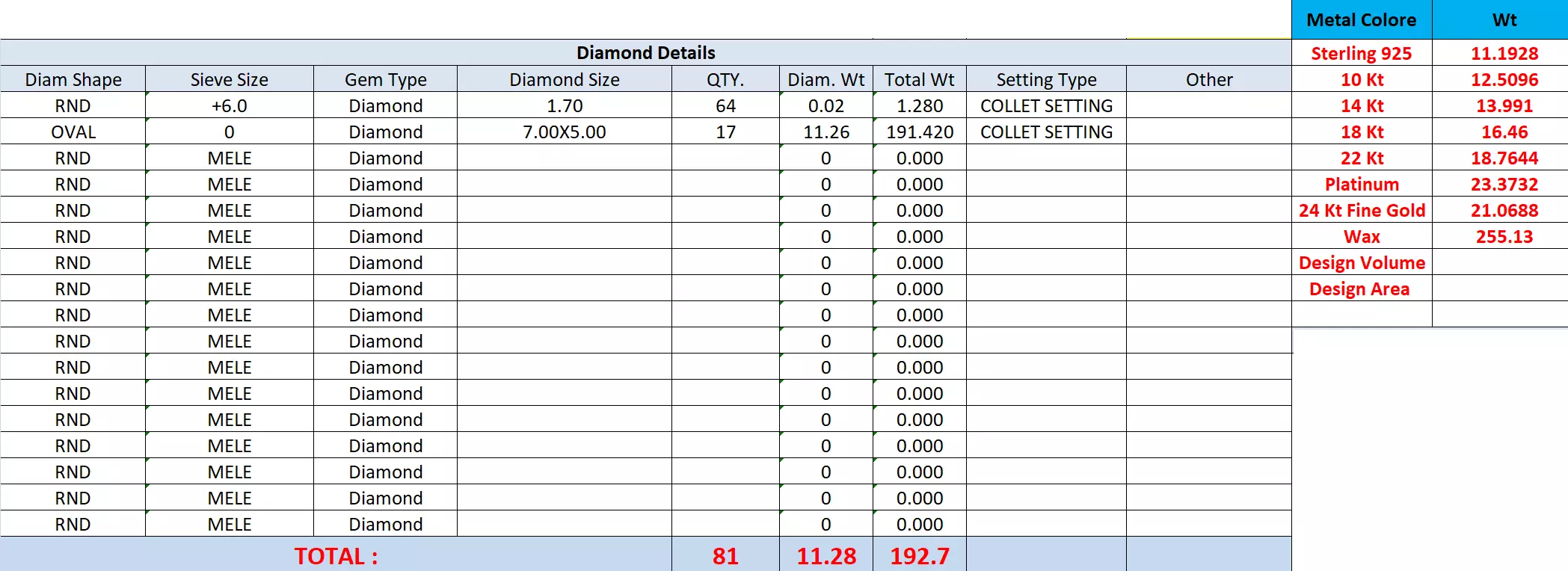 Diamond Necklace 3dm stl renders animation videos details 3D print model_13