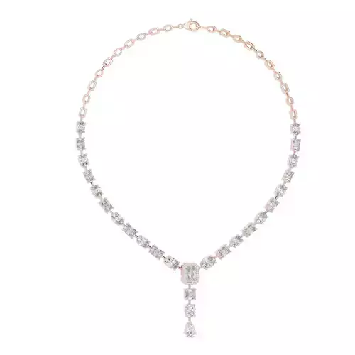 Diamond Necklace 3dm stl renders animation videos details 