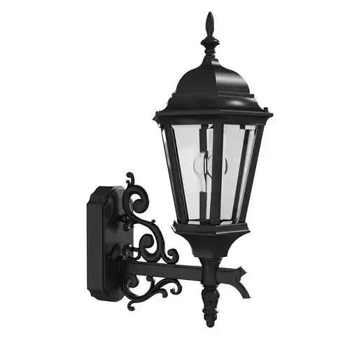 Welbourne  Black Outdoor Wall Lantern Progress Lighiting