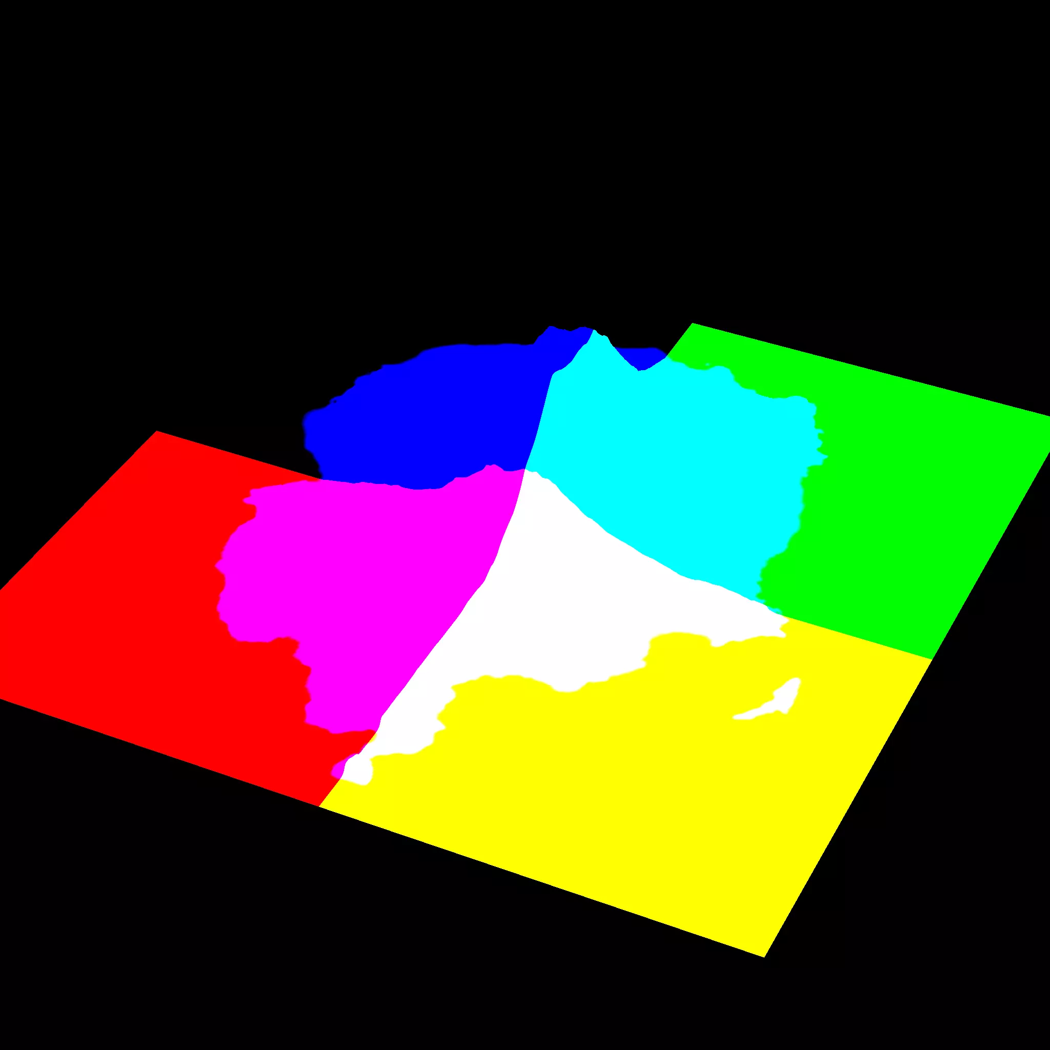 Volcanic Island Terrain Base Mesh with Erosion and Height Masks 3D model_12