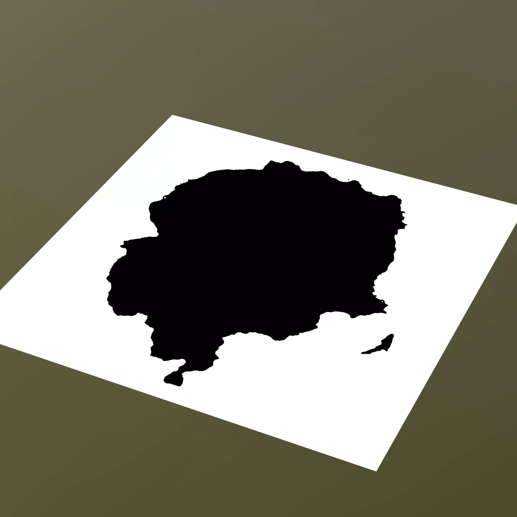 Volcanic Island Terrain Base Mesh with Erosion and Height Masks 3D model_14