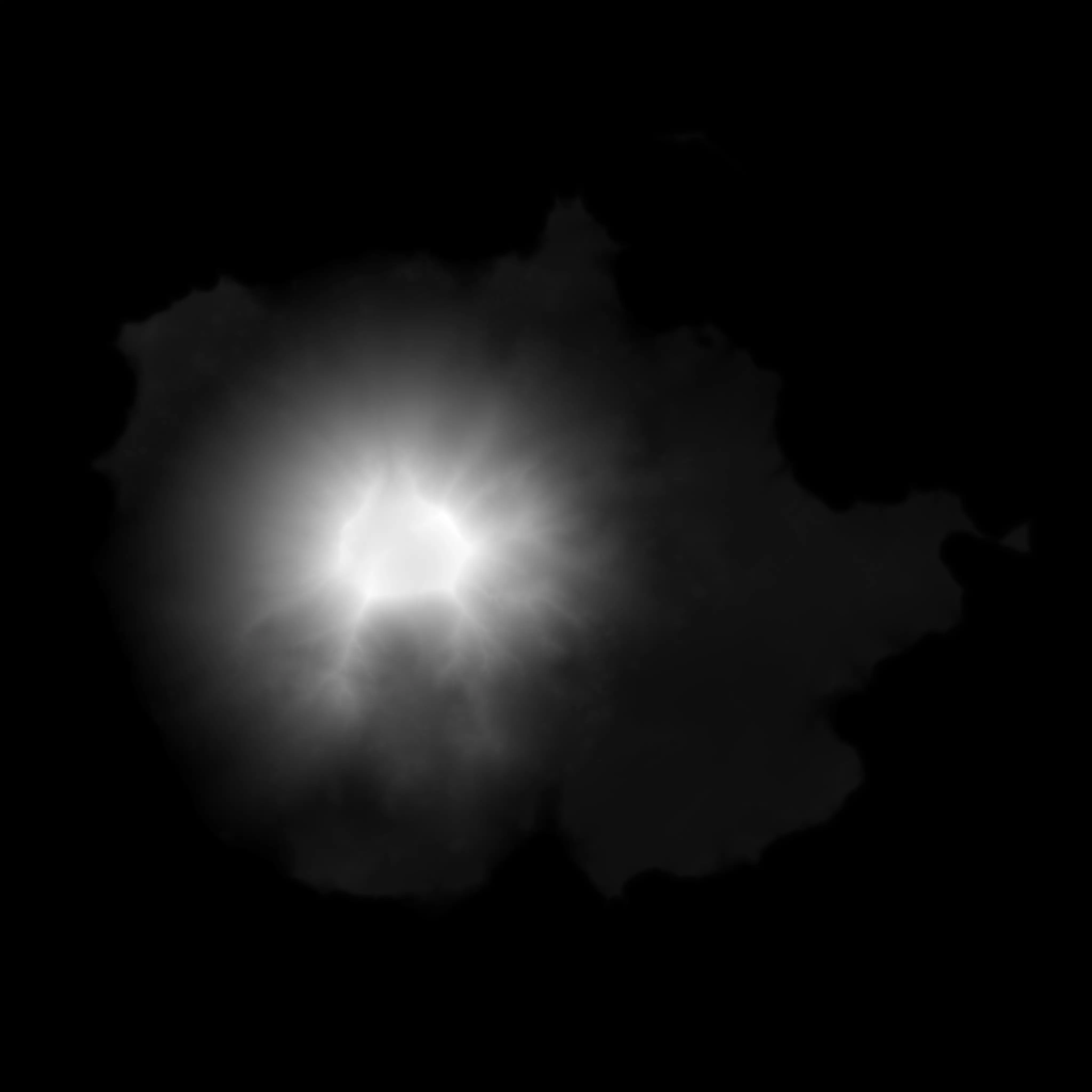 Volcanic Island Terrain Base Mesh with Erosion and Height Masks 3D model_11