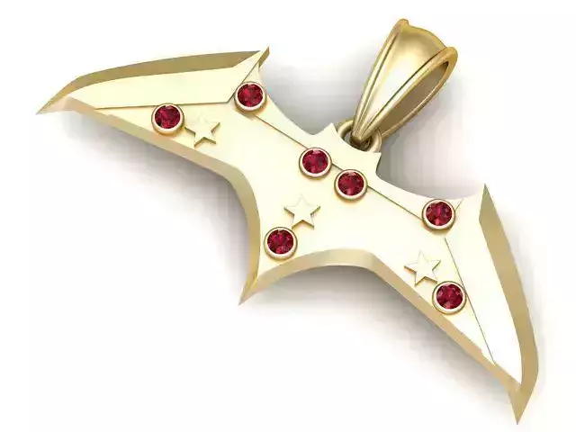 Bat pendant  3D printable model  