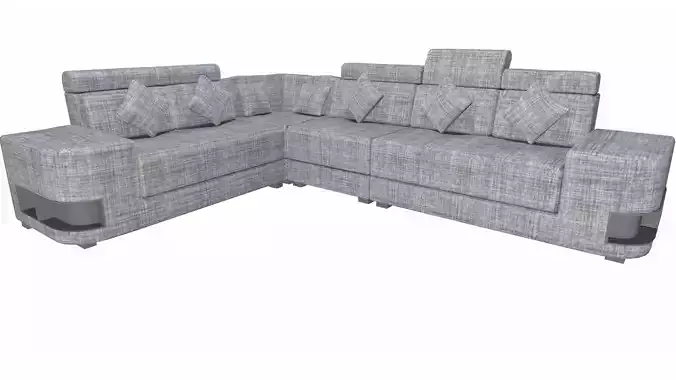 L Shape Sofa PBR Textured