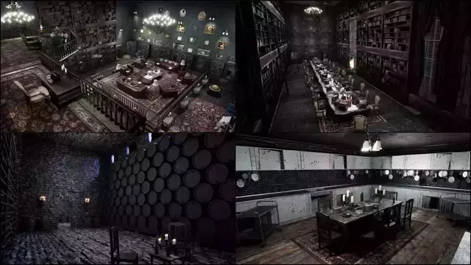 Ravenwood Manor  A Complete Gothic Victorian Mansion Experience 3D model