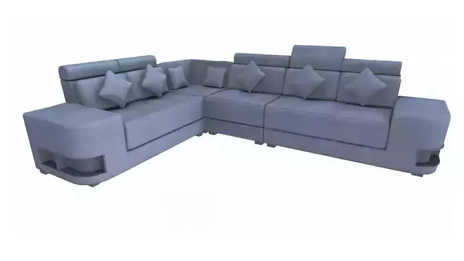 L Shape Sofa PBR Textured