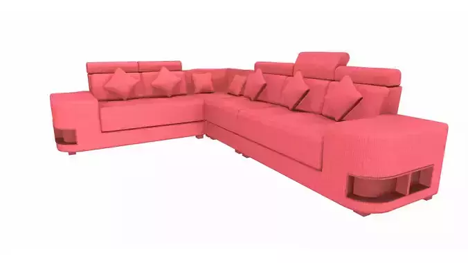 L Shape Sofa PBR Textured