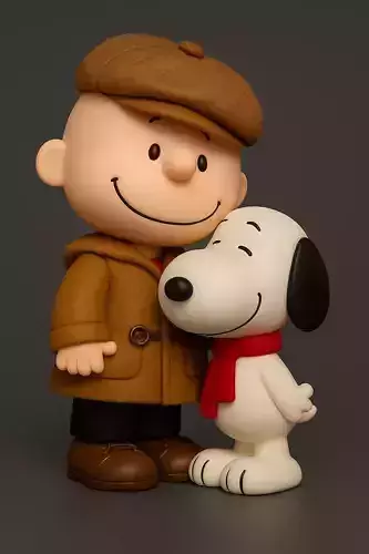Snoopy And Charlie Brown