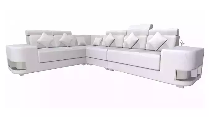 L Shape Sofa PBR Textured