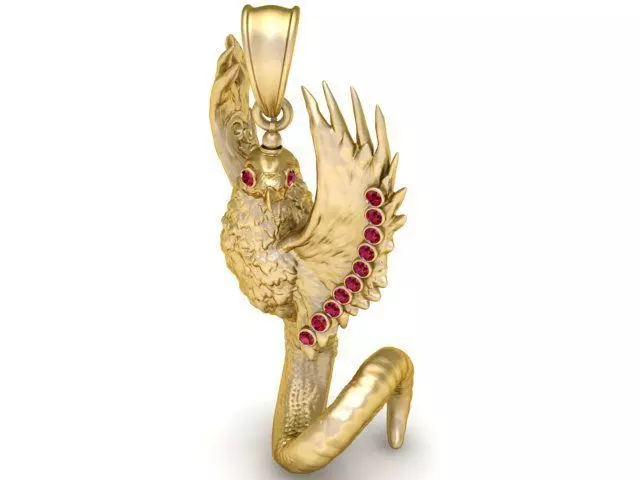 Mythical pendant 3D print model