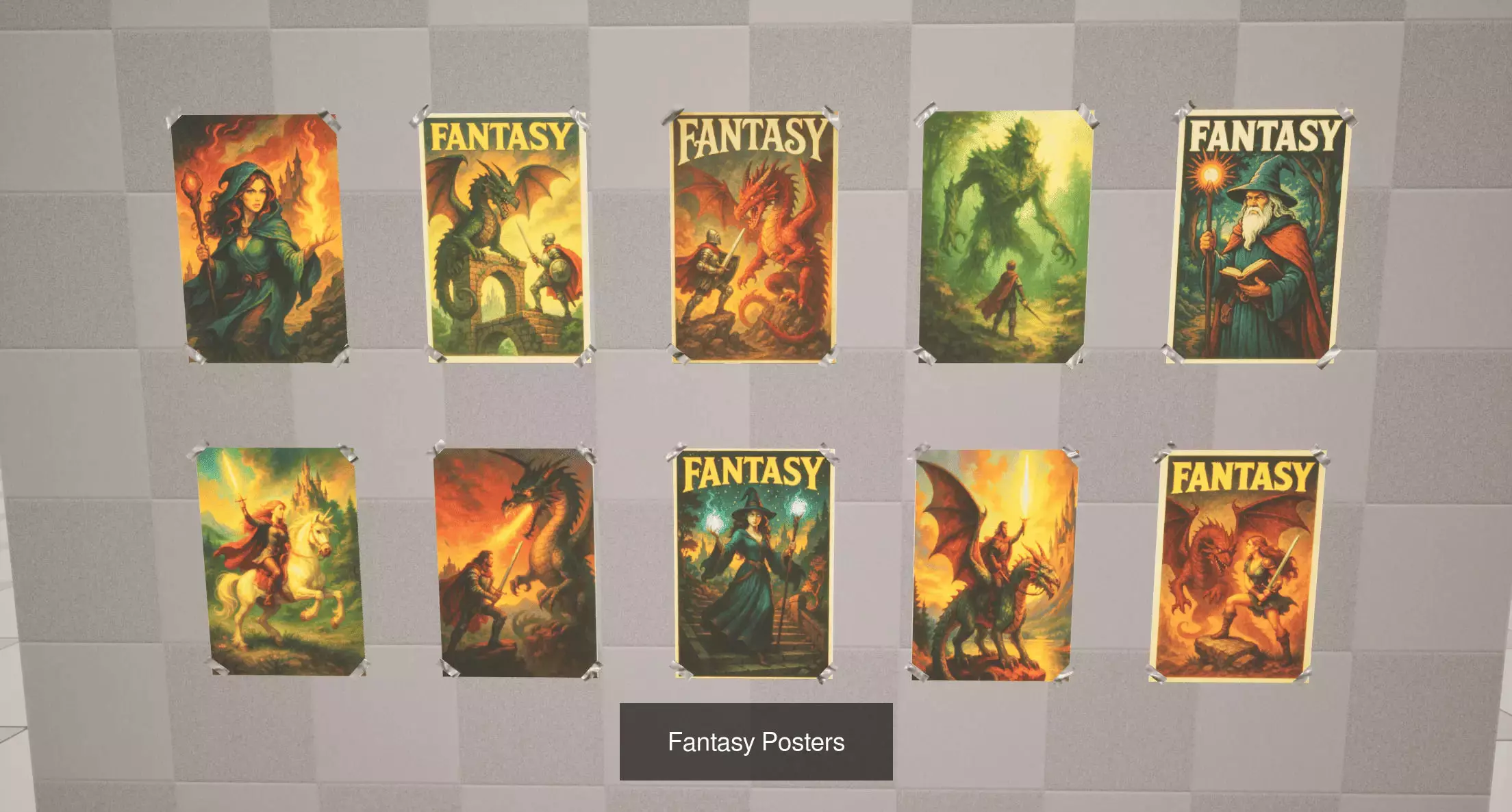 Ultimate Posters 3D Collection 10 Unique Themed Packs _4