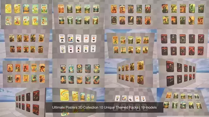 Ultimate Posters 3D Collection 10 Unique Themed Packs Ultimate Posters 3D Collection 10 Unique Themed Packs