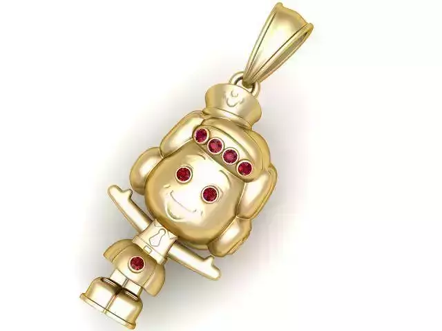 Doll pendant  3D printable model  