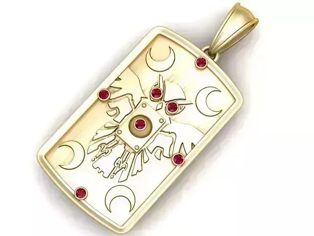 Owl pendant   3D printable model  