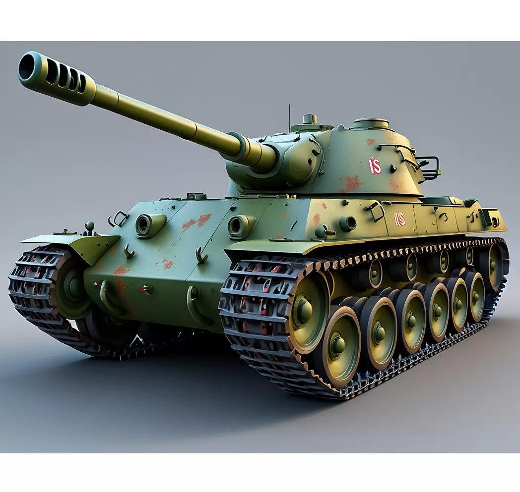1975 Soviet IS IOSEF STALIN Heavy Tank 3D Model STL 3D print model