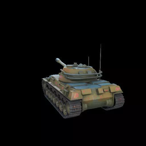 1975Soviet IS IOSEF STALIN Heavy Tank 3D Model 3D print model_12